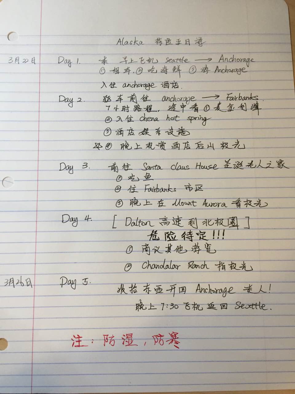 旅行计划