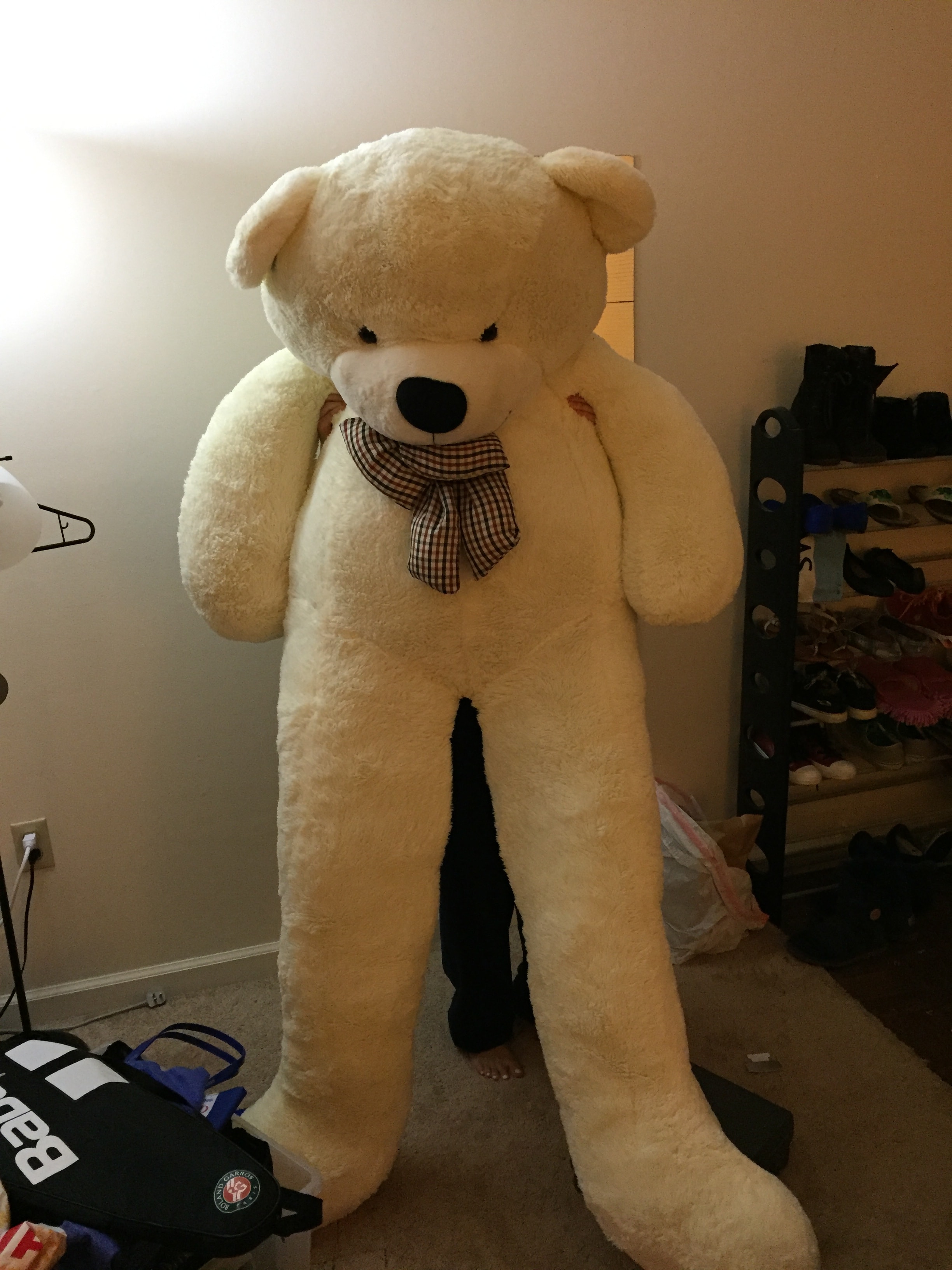 超大玩具熊$15，九五新，没有被抱过。。。